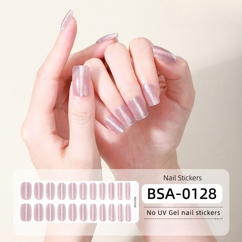 Silk Aura Self-Adhesive Gel Nail Strips, No UV Lamp Needed