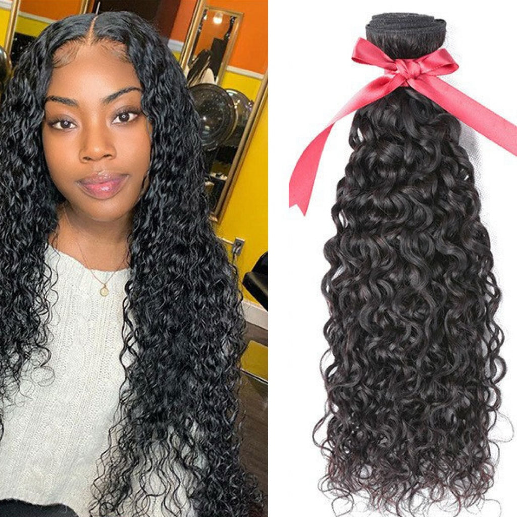 Silk Aura Hair Bundles Water Wave Human Hair 8A 9A 10A 95g