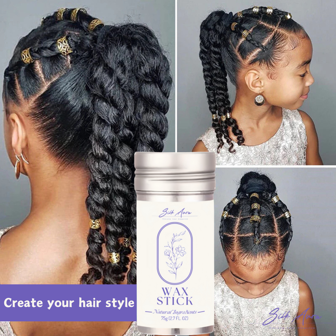 Silk Aura Hair Wax Stick, Strong Hold and Non-Greasy Styling for Baby Hair, Braids, Wigs & Edges, Smoothing Pomade Stick for Frizz Control, 75g (2.7oz) Customer Feedback