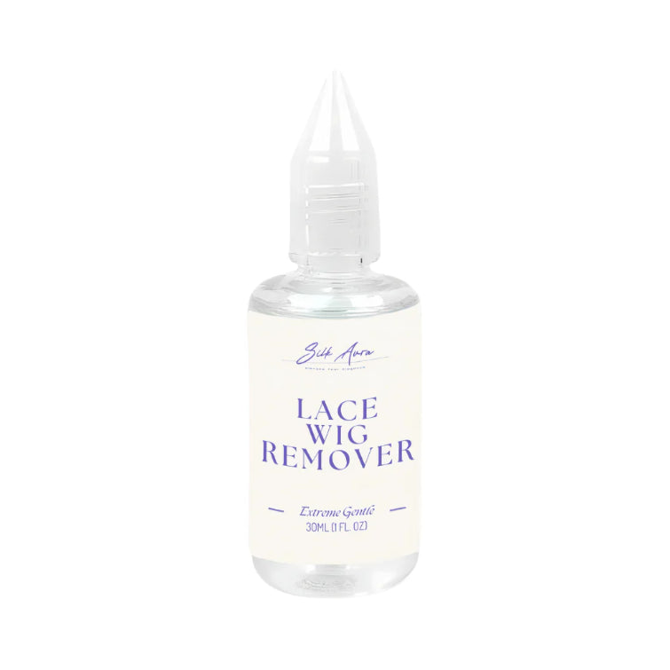 Silk Aura Lace Wig Glue Remover, Fast-Acting Adhesive Remover for Lace Front Wigs & Hairpieces, Gentle on Skin, Non-Oily, Easy Rinse Formula, 30ml (1oz)
