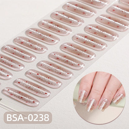 Silk Aura Self-Adhesive Gel Nail Strips, No UV Lamp Needed