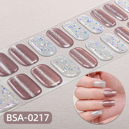 Silk Aura Self-Adhesive Gel Nail Strips, No UV Lamp Needed